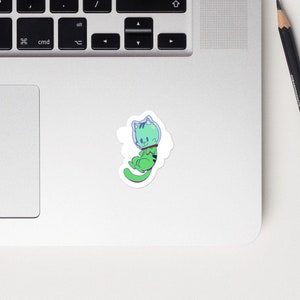 Cute alien Cat sticker