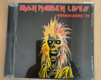 Iron Maiden en vivo en Ruskin Arms 79 CD raro Metallica