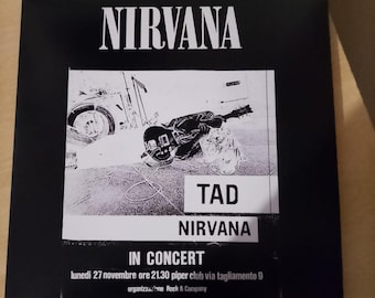 Nirvana Live at Piper Club 1989 Lp Limité à 500 exemplaires Vinyle noir
