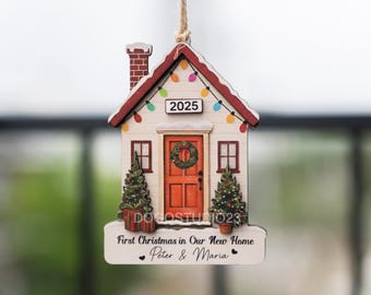 First Christmas in New Home Ornament, Custom Housewarming Gift
