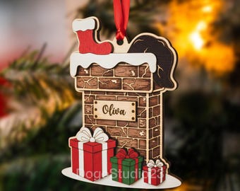 Christmas Ornament 2025, Personalized Name Ornament, Xmas Exchange Gift 2025
