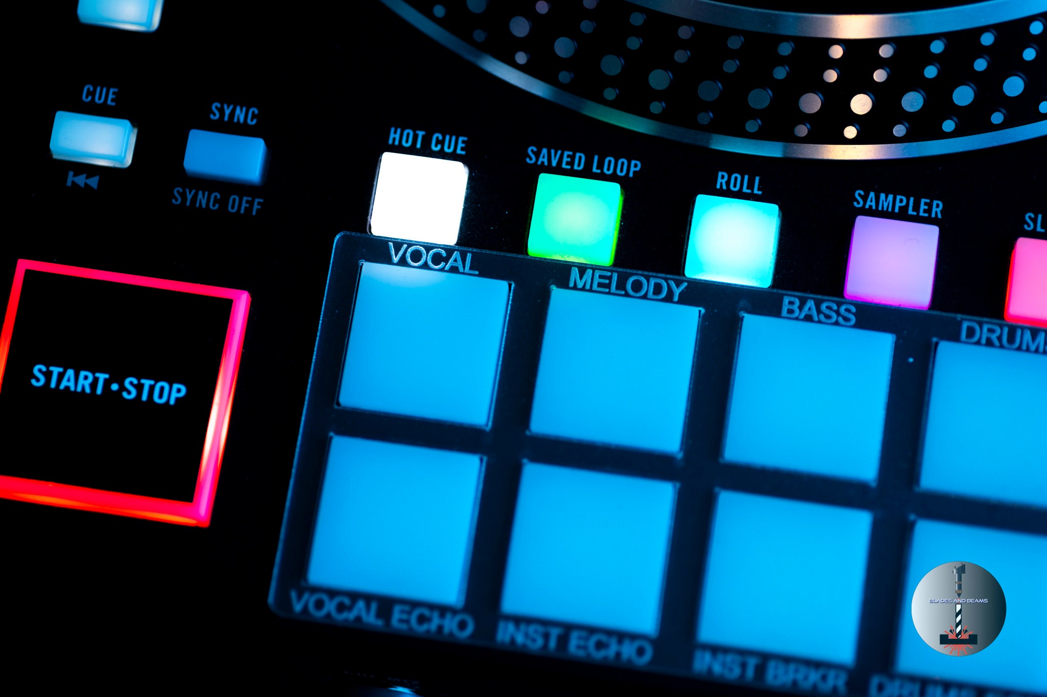 RANE One / Seventy-Two MKII - STEMS Pad Labels - Laser Cut and Engraved 1/16" Acrylic! (Removable)