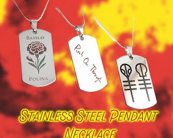 Twenty One Pilots Pendant Necklace - Push On Through - Skeleton Clique - Sahlo Folina - Silver Necklace - Oldies Station - Best Gift TOP FAN
