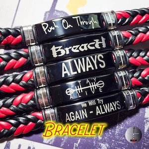 Twenty One Pilots Bracelet: Laser Engraved Stainless Steel, Motivational Gift