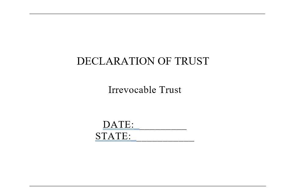 Irrevocable Trust Documents With Instructions Written by an Attorney ... - Irrevocable Trust Checklist For Trust Administration