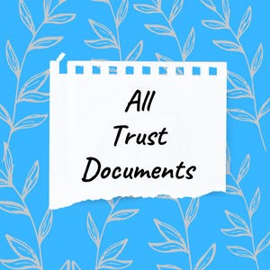 Trust Documents Package. All Trust Documents in the Shop, Plus More. Protect Your Assets. Separate Assets. Limit Liability. Be Smart.