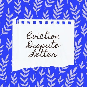 Kit de plantillas de cartas de disputa de desalojo (alquiler) para reparación de crédito de bricolaje Fácil de editar Documento de Word personalizable e imprimible para crédito malo o deficiente