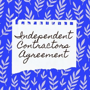 Independent Contractor Agreement | Contractor Agreement | Written by an Attorney |
