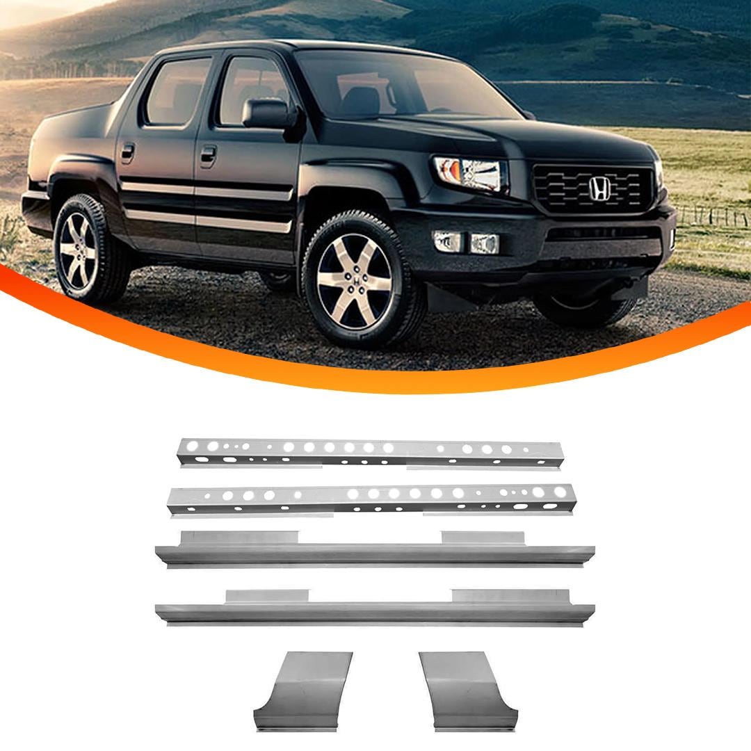 Inner & Outer Rocker Panels and Lower Front Bed Kits fits 06-14 Honda Ridgeline 4DR