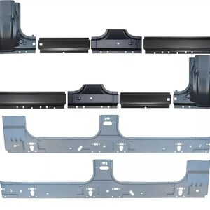 ClassicParts4U Outer Rocker Panels & Dog Legs Pair For 2000-2006 GMC Yukon – Unfinished Steel - View #2