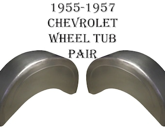 Complete Wheel Tub Set 55, 56, 57 pair Fits 1955-1957 Chevrolet Chevy Car