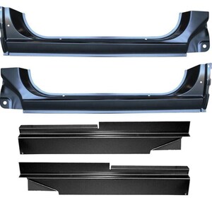 Inner & Outer Rocker Panel Rust Repair 4Pc Kit fits 73-87 Chevy GMC Pickup Truck