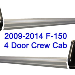 Slip-On Rocker Panel & Cab Corner Kit Fits  2009-2014 Ford F150 Pickup Truck Crew Cab