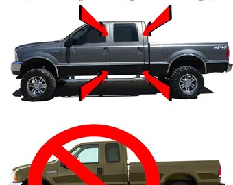 SUVAUTO Cab Corner Pair For 99-16 Ford Super Duty F250 F350 – Regular Cab & Crew Cab – Galvanized Steel