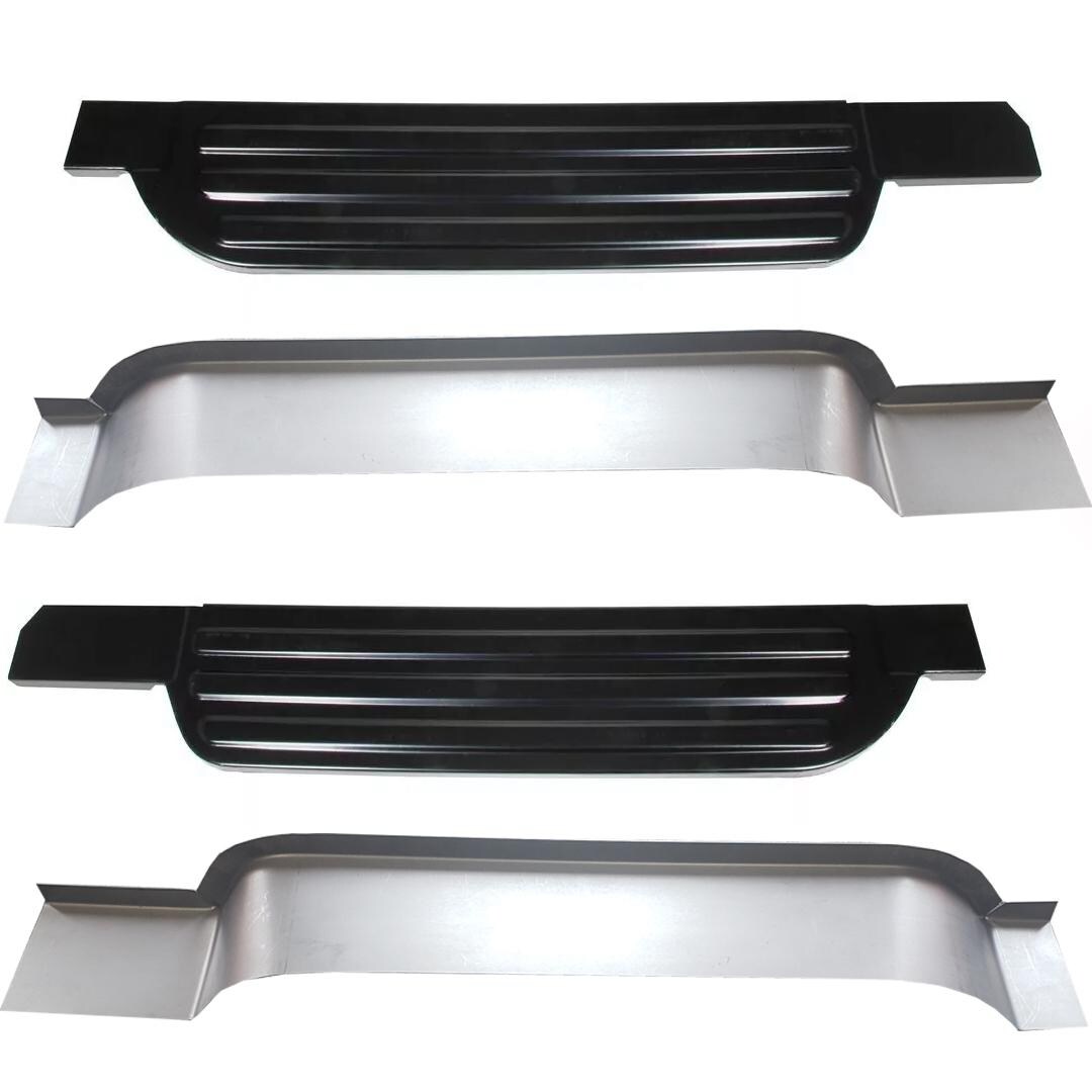 Lh Rh 1961-1966 Ford Pickup Rocker Panel Step Plate and Kick Panel Set ...