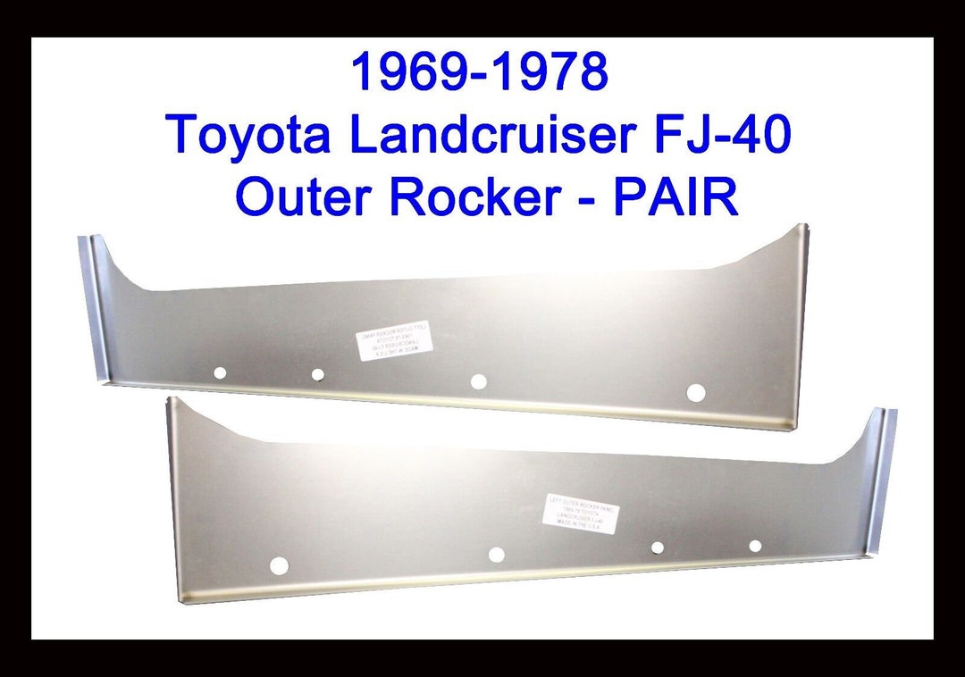 Outer Rocker Panels Fits 19691978 Toyota Land Cruiser Fj40 Etsy