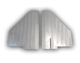 Custom Steel Interior Kick Panels w/ Beadroll fits Dodge Pickup Truck 1961-68 New