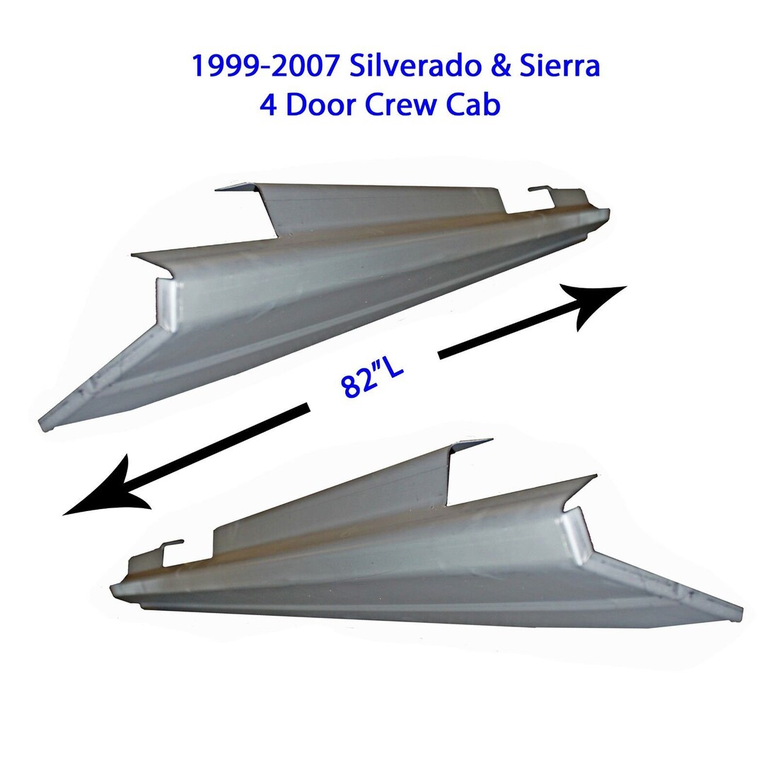 Sierra Rocker Panels Rocker Panels & Cab Corners For Chevy Silverado/GMC Sierra 2000-07 Extended Cab - Rust Protection Pair Slip On
