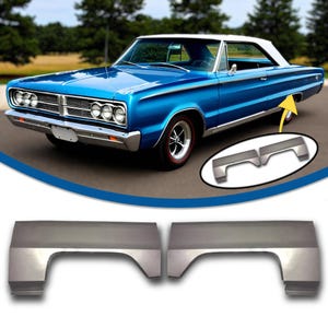 1966 1967 Dodge Coronet Wheel Arch Quarter Panels Driver and Passenger Sides