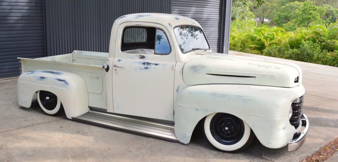 Pickup Truck Steel Running Boards Ribbed Pair Fits 19481952 Etsy