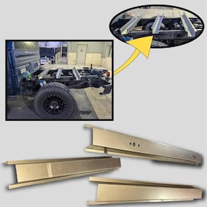 Ford F150 2004-2014 Truck Bed Floor Support Crossmember 3Pc. 5.5&#39; & 6.5 Short Bed