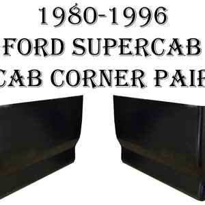 Cab Corner Panel For 1987-1998 Ford F-350 Truck - Left Hand Side, Direct Replacement