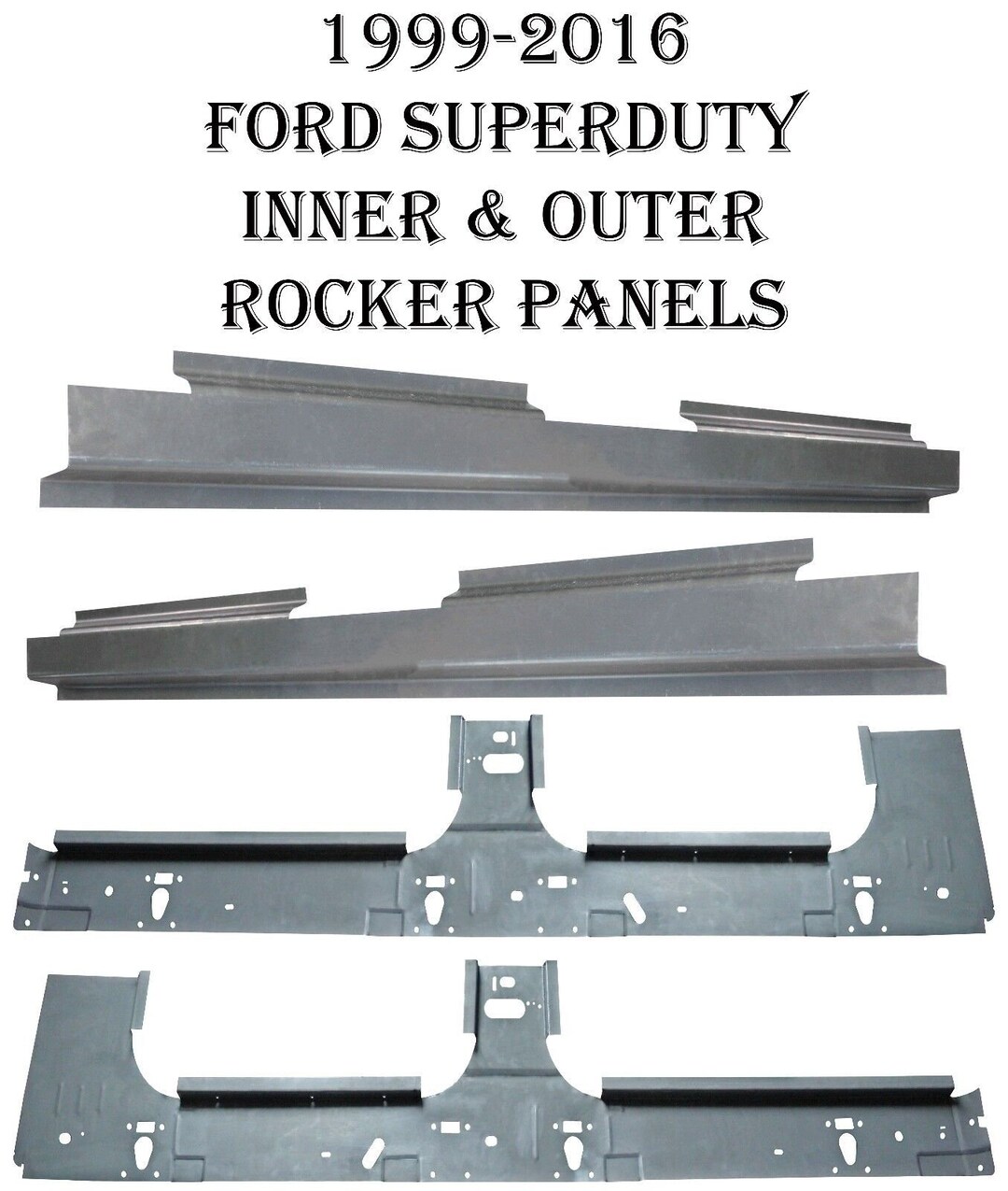 Full Length Outer & Inner Rocker Panels Pair Fits 19992017 Etsy