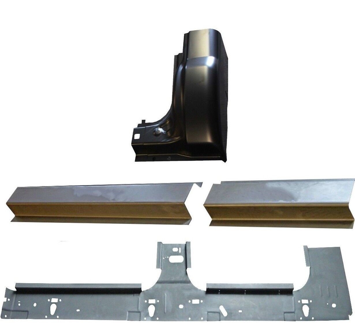 Left Inner and Outer Rocker Panel & Cab Corners Fits 19992017 Ford