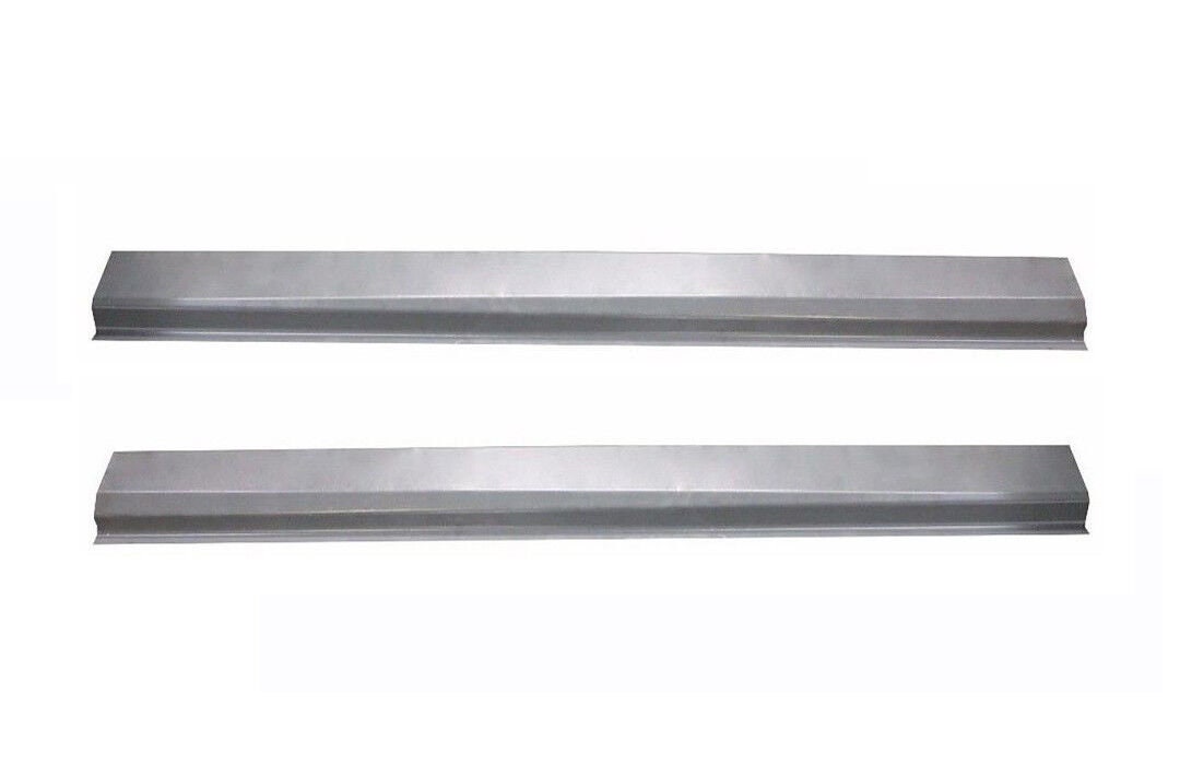 Pair Of Outer Rocker Panels For 2002-2009 Dodge Ram Pick-Up 2DR Standard Cab - Unfinished Steel