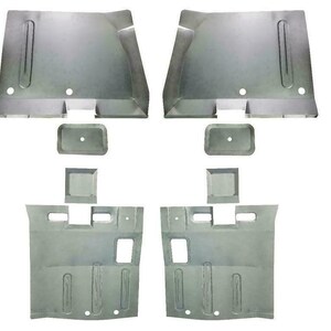Front & Rear Floor Pans 4Pc. Kit Fits 1961-1965 Lincoln Continental