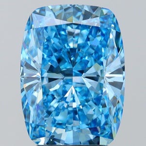 Fancy Vivid Blue Radiant Cut Lab grown Diamond | IGI Certified Diamond For High-End Rings, Pendants & Custom Designs