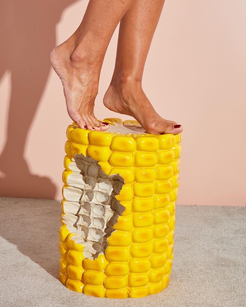 Giant Corn Stool/ Side Table Etsy
