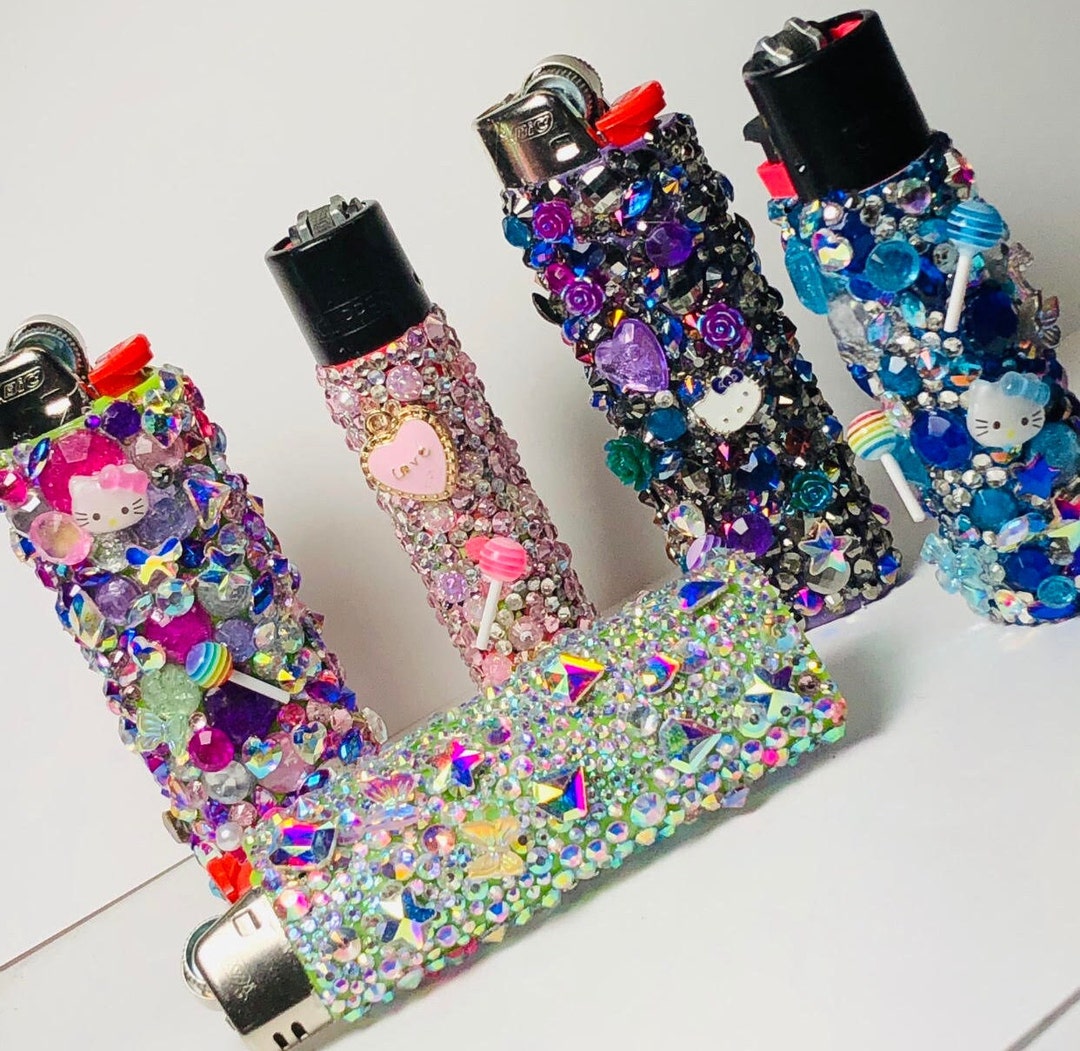 Custom Bedazzled Rhinestone Bling Diamond Refillable