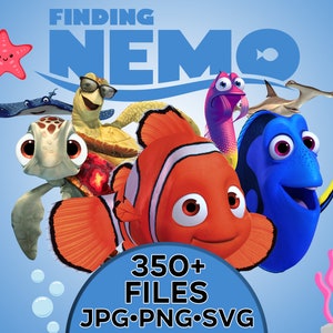 Finding Nemo PNG, Finding Nemo Clipart,Nemo Dory Clipart, Nemo PNG, Under the Sea Birthday,Finding Nemo Digital Papers, Nemo Clipart PNG, image 1