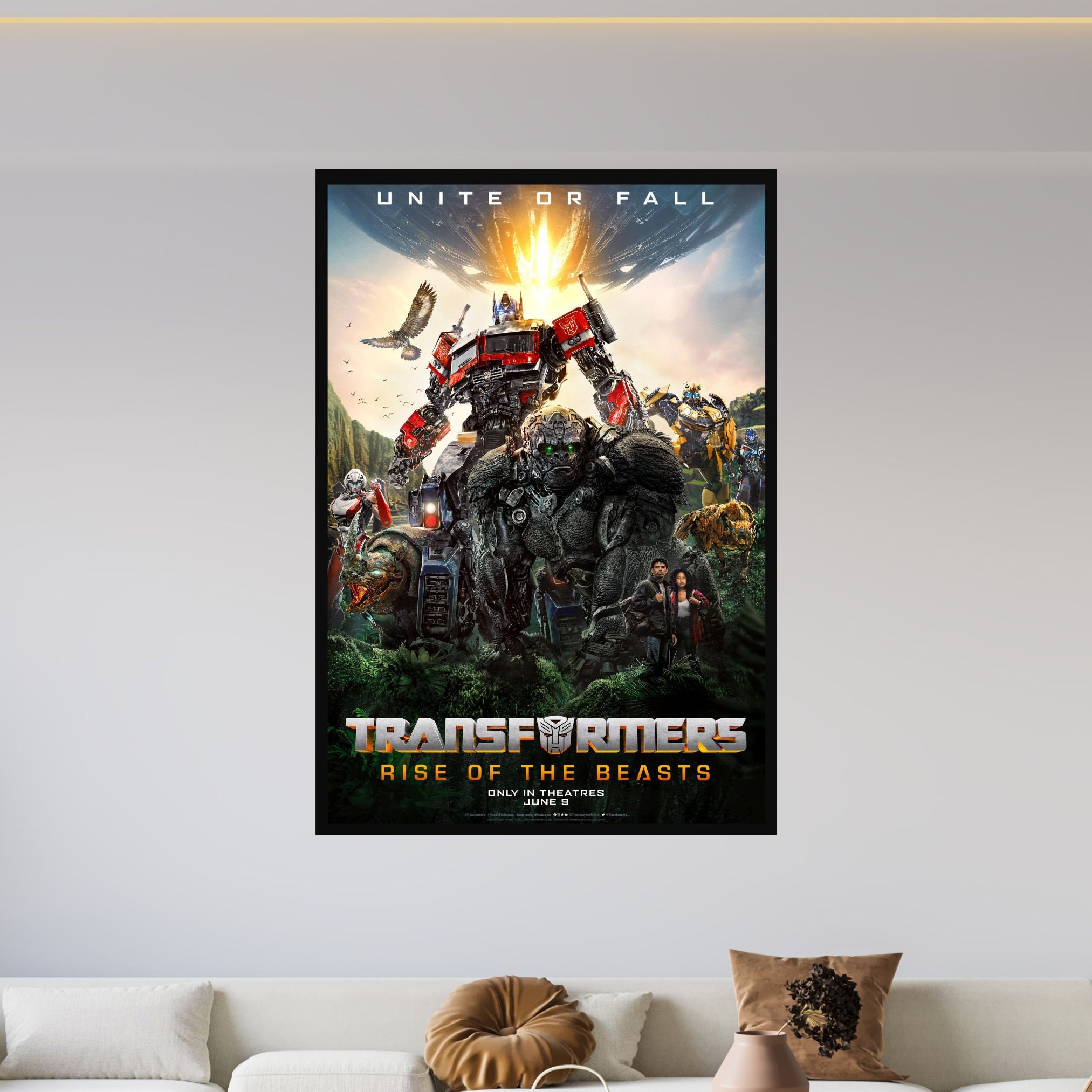 Transformers Rise of the Beasts Poster Transformers 2023 Movie Poster