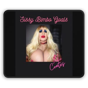 Sissy Bimbo Goals Gaming Mouse Pad