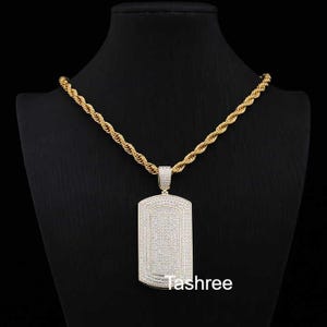 Colgante personalizado con diamantes cultivados en laboratorio, color D, VVS1, redondo, plata de ley 925, colgante de fiesta para hombre, colgante de diamantes para hombre