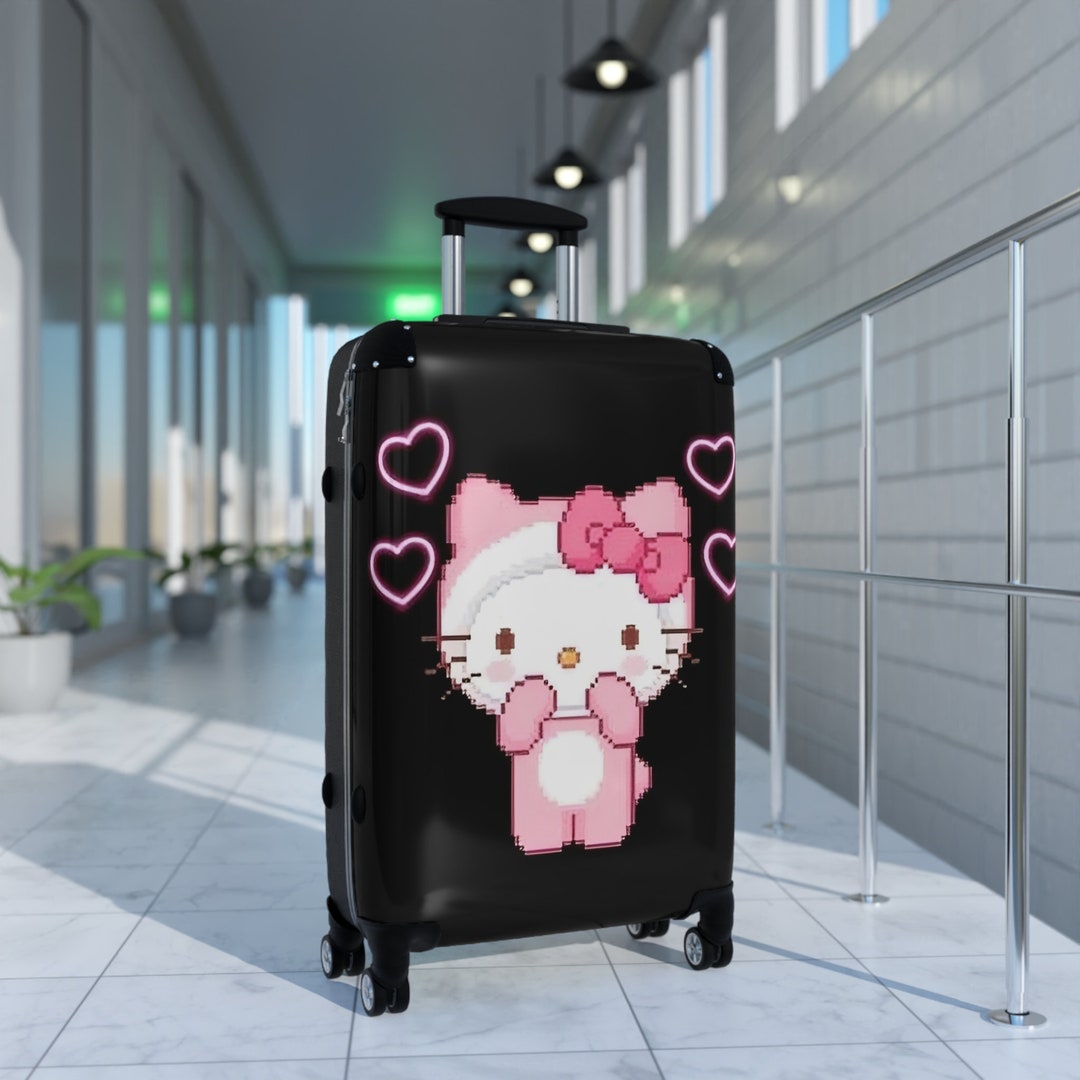 Anime Luggage Suitcase Cute Luggage Anime Adjustable Handle Etsy