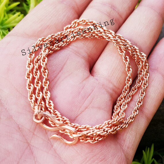 Copper necklace chain best sale