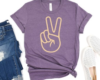Peace Sign Shirt, Peace Shirt, Peace T-Shirt, Peace Tee, Peace Symbol Shirt, Hippie T Shirt, Peace Sign T-Shirt, Spread Positivity