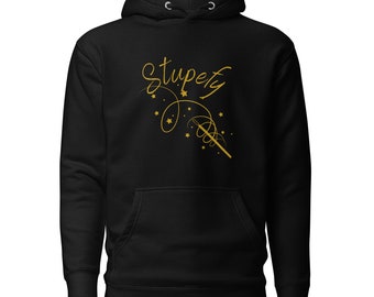 Stupefy! Zaubere deinen Stil mit diesem Premium HP inspirierten Hoodie für Frauen, Unisex, Mädchen Zauberer Sweatshirt, Zauberer Shirt, Geschenk Shirt,