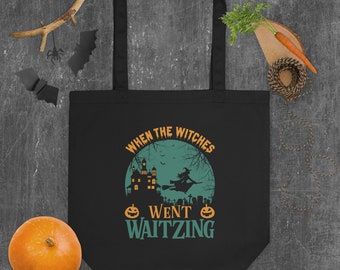 Witchcraft Tote Bag, Halloween Tote Bag, Retro Fall Tote Bag, Fall Tote Bag, Spooky Tote Bag,
