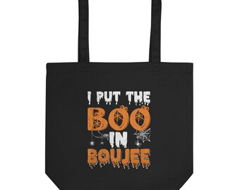 Boo Tote Bag, Spooky Tote Bag, Halloween Tote Bag, Halloween Gift Ideas, Happy Halloween,