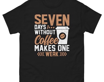 Funny Coffee Addict T-Shirt | Retro Caffeine Lover Gift