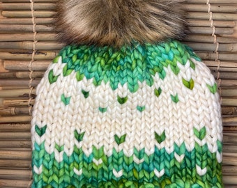 Baby/Kids' Winterfell Beanie Hand Knit Merino Wool Hat Made to Order