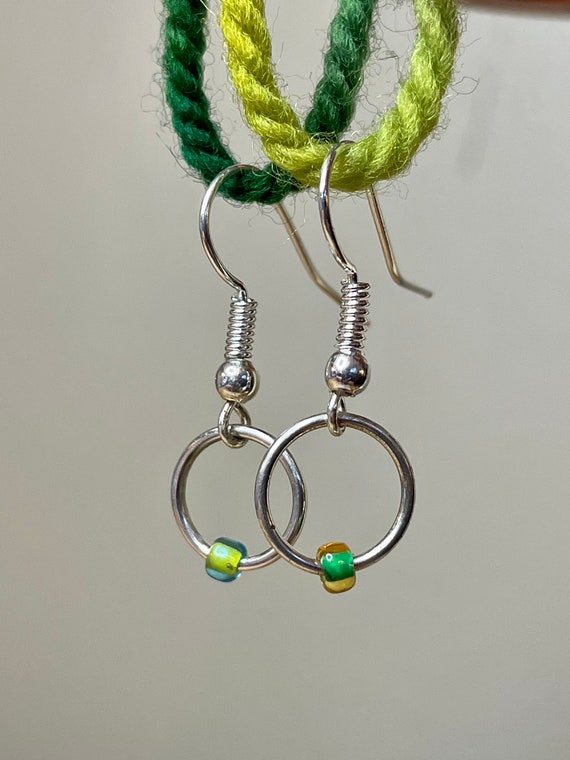 Stitch Marker Earrings Knitting