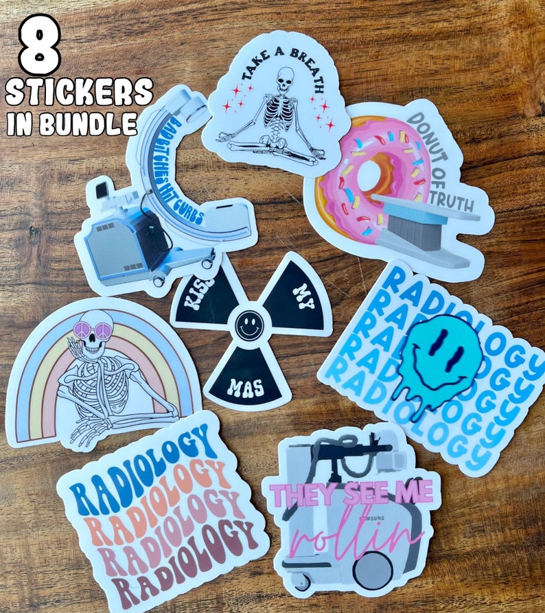 Radiology Bundle Sticker Pack Xray Sticker Sticker CT Etsy