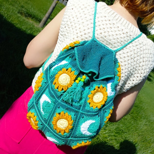 Crochet Backpack - Etsy