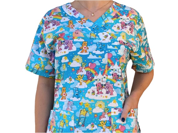 CARE BEAR Scrub Tops. 100% Cotton. for All Healthcare and Medical  Professionals nurses, Doctors, Dentists & Vets. -  Denmark