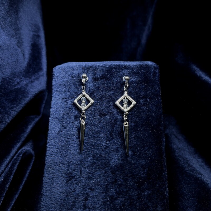 Spike Hand Painted Earring
